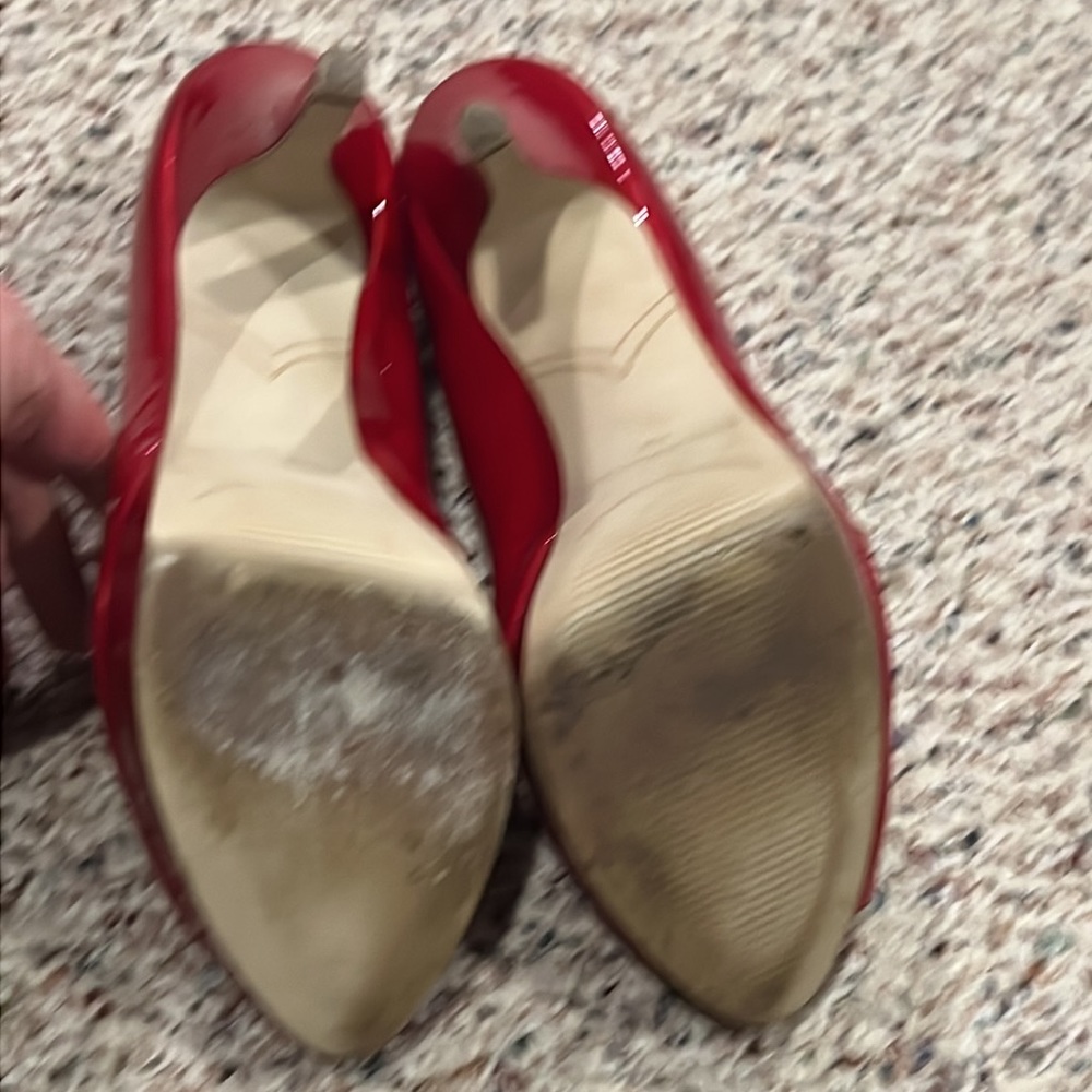 Ruby Red Pumps - image 4